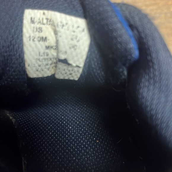 Merrell Boys Toddler Blue Sneakers Size 12 - Picture 7 of 8